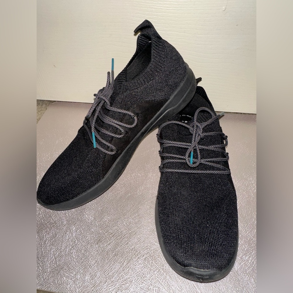 Vessi cityscape classic Black Knit Women's Slip-On Sneakers 9 activewear gym